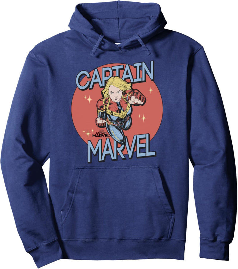 Captain Marvel Circle Portrait Pullover Hoodie