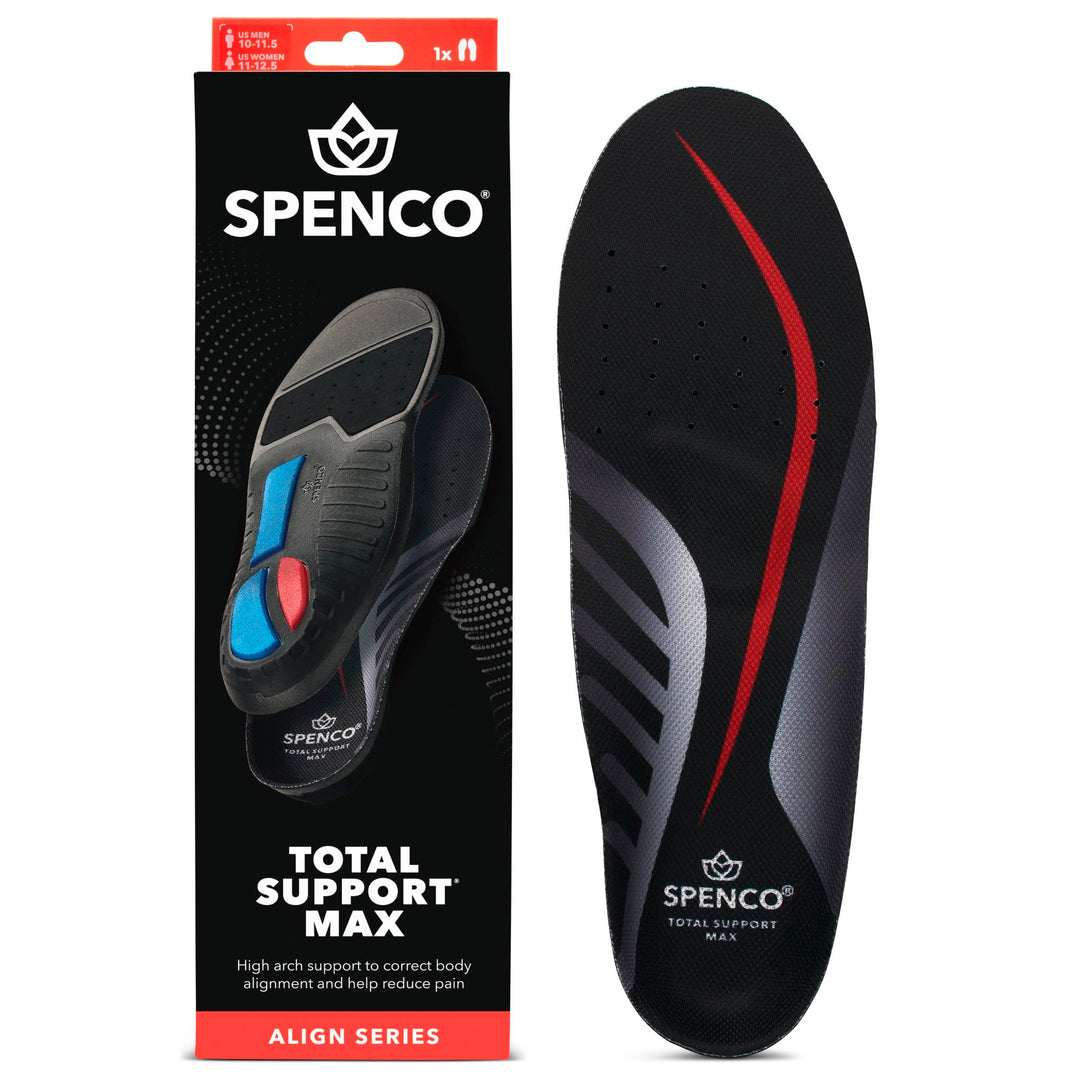 Spenco Total Support Max Schuheinlagen, Damen 38-39 Women's 5-6.5, Women's 5-6.5