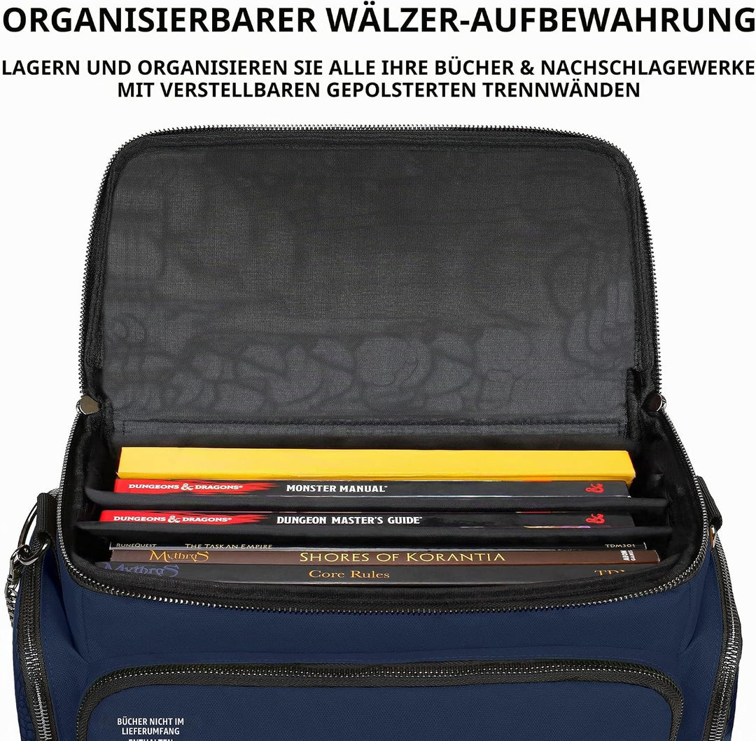 ENHANCE Tabletop RPG-Tasche des Abenteurers, Sammleredition - DND-Tasche mit Tabletop-Miniaturen-Auf
