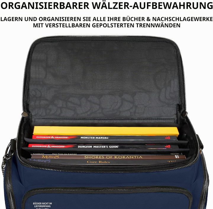 ENHANCE Tabletop RPG-Tasche des Abenteurers, Sammleredition - DND-Tasche mit Tabletop-Miniaturen-Auf