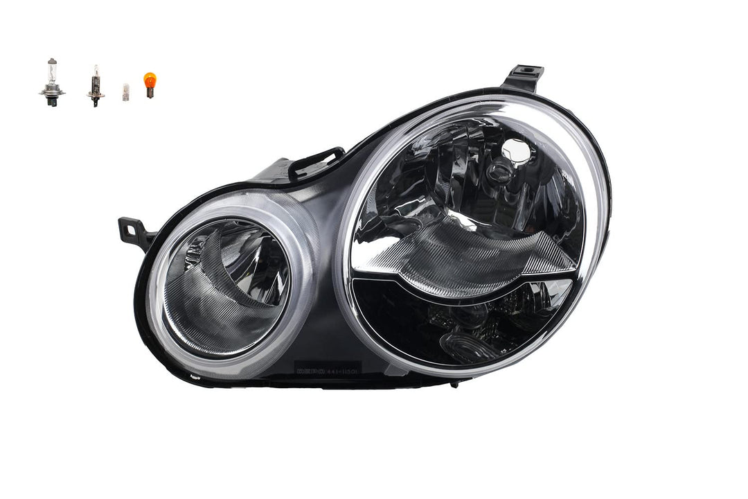 Johns, Scheinwerfer passend für VW Polo 02 9N 10/01-04/05 links + Leuchtmittel