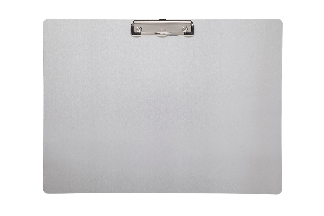 MAUL Klemmbrett Aluminium A3 Schreibunterlage zum Aufhängen mit Bügeklemme 8 mm Clipboard zum Schrei