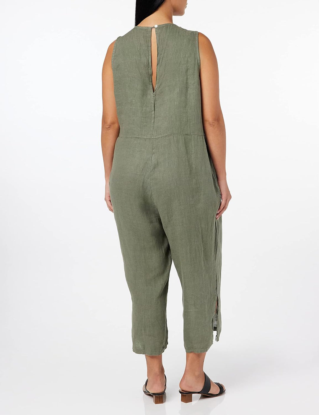 Le Jardin du Lin Damen Trlsc101275 Jumpsuit, Leichtes Khaki, 40 EU