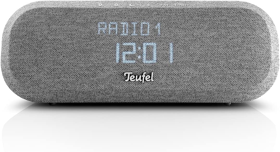 Teufel Radio ONE HiFi-Wecker - Bluetooth Lautsprecher mit DAB+/FM-Radio, Weck-Funktionen, Sleeptimer