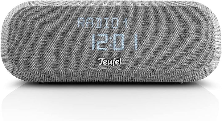 Teufel Radio ONE HiFi-Wecker - Bluetooth Lautsprecher mit DAB+/FM-Radio, Weck-Funktionen, Sleeptimer