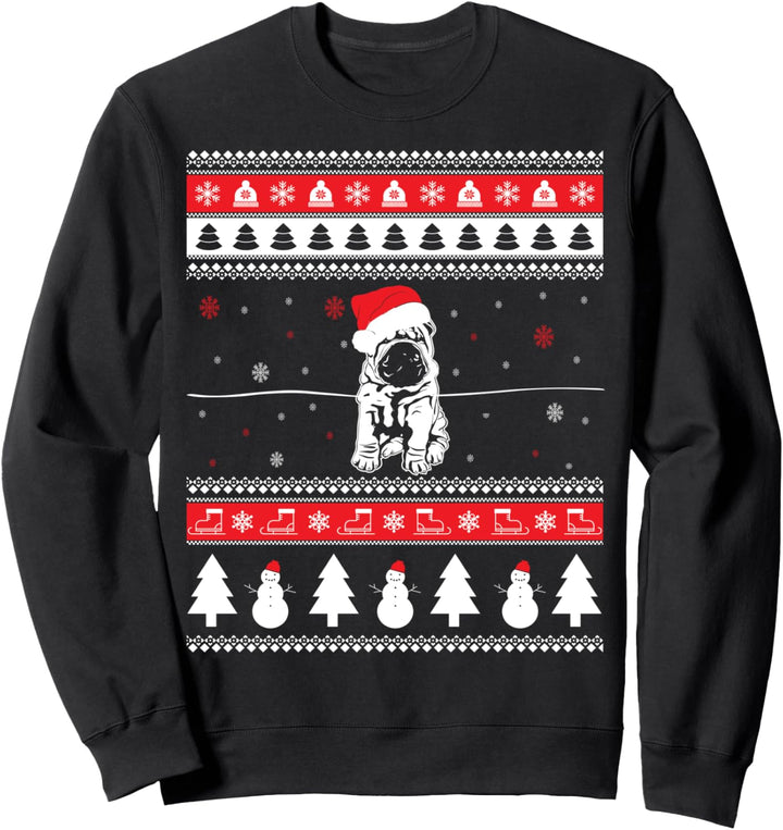 Shar Pei Lustiger Hund Hässliche Weihnachten Geschenk Sweatshirt