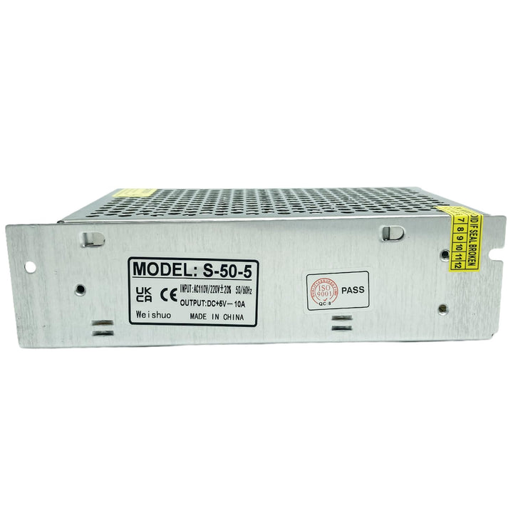 5V 10A 50w Universal Schaltnetzteil geregelter Transformator urzschluss und Überstromschutz AC220V