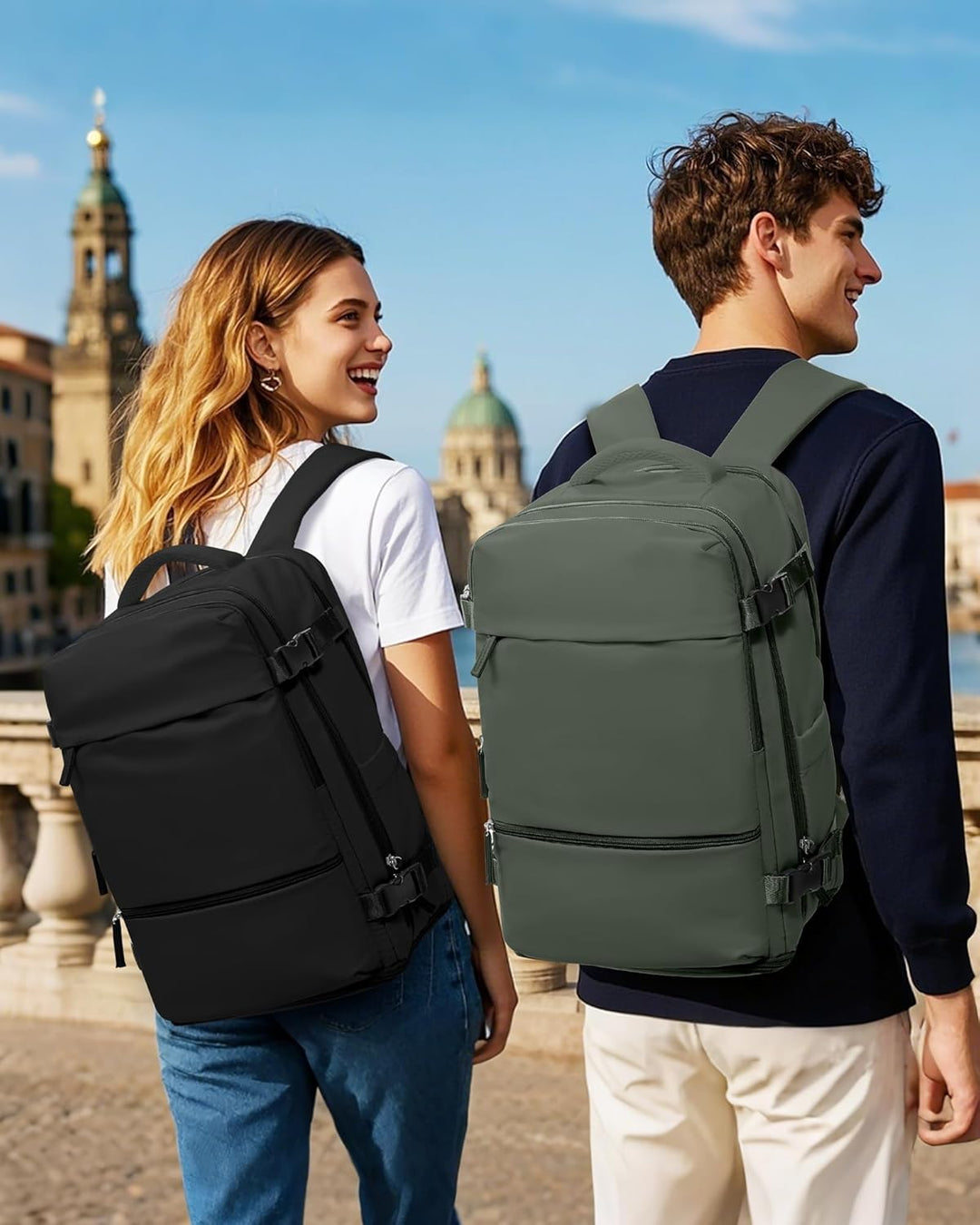 SZLX Rucksack 40x30x20 Wizz air Handgepäck Rucksack für Ryanair Vakuum Reiserucksack Flugzeug Easyje
