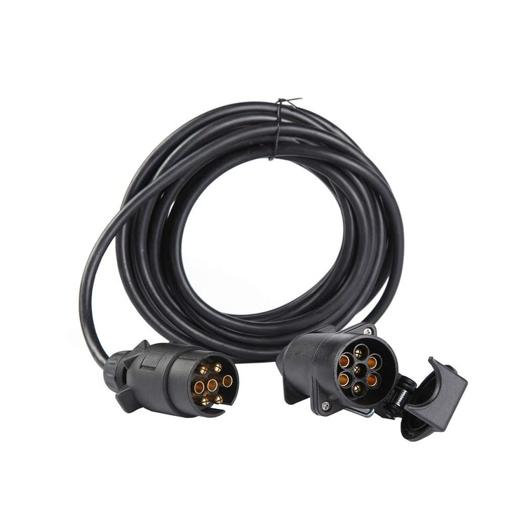 ETUKER 6Meter Anhänger Verlängerungskabel 7 Polig, Anhängerkabel 7 Polig Mit Stecker Steckdose, 12V