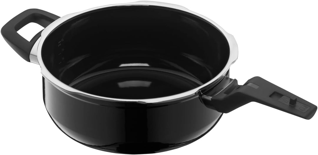 WMF Perfect Premium Fusiontec Schnellkochtopf Induktion, Dampfkochtopf 3l, High-Tech Keramik, 2 Koch
