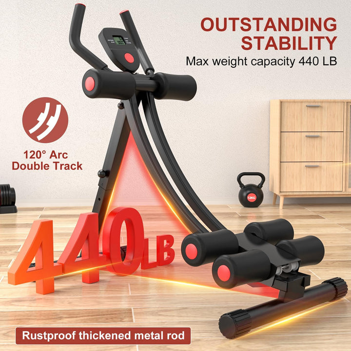 Bauchmuskelmaschine, verstellbare Bauchmuskel-Trainingsgeräte für Heim-Fitnessstudio, faltbare Bauch