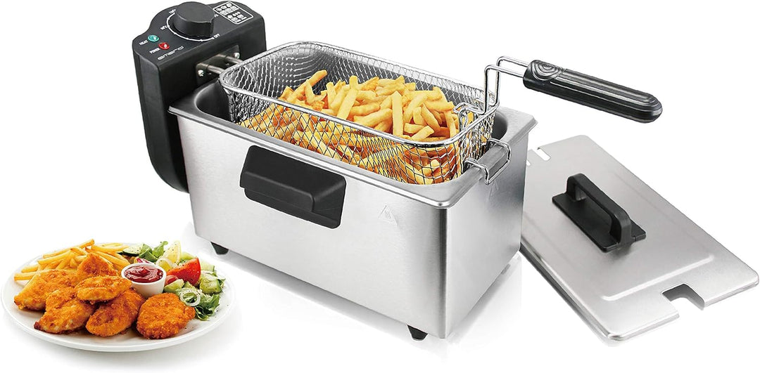 Emerio 3.0L Öl-Fritteuse mit Kaltzonen Technologie, "sehr gut 1.4" getestet von Haus & Garten 06/201