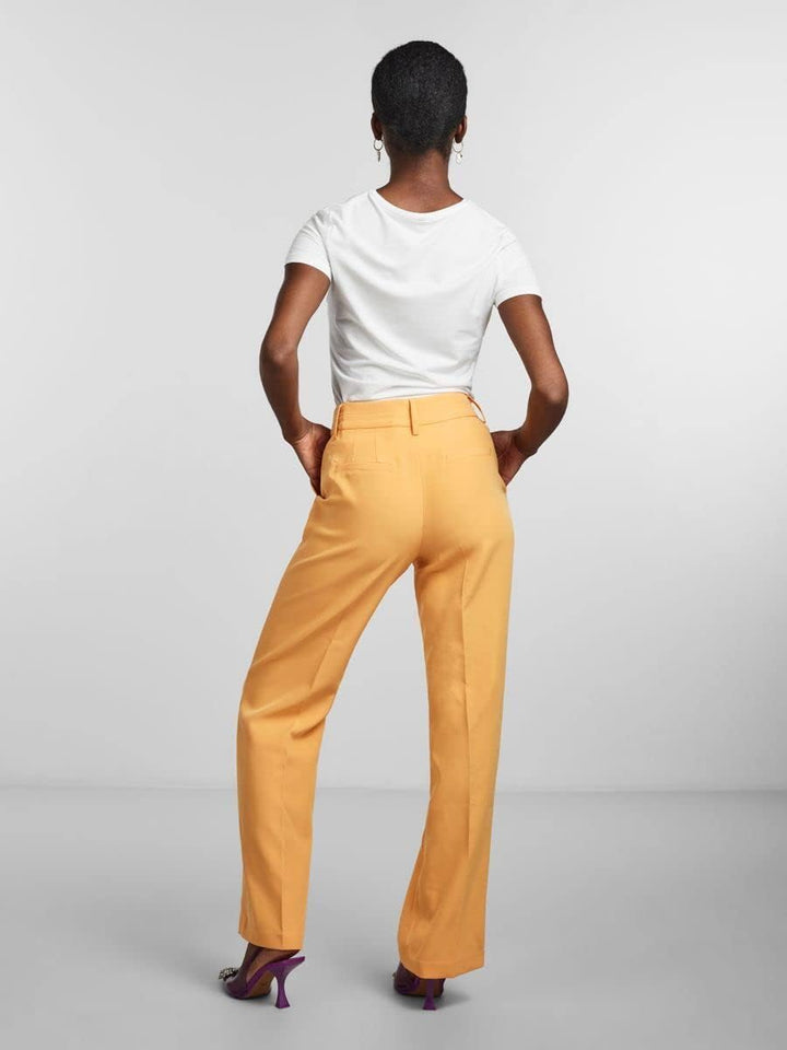 Y.A.S Damen Yasbluris Mw Flared Pant Noos Anzughose, Mock Orange