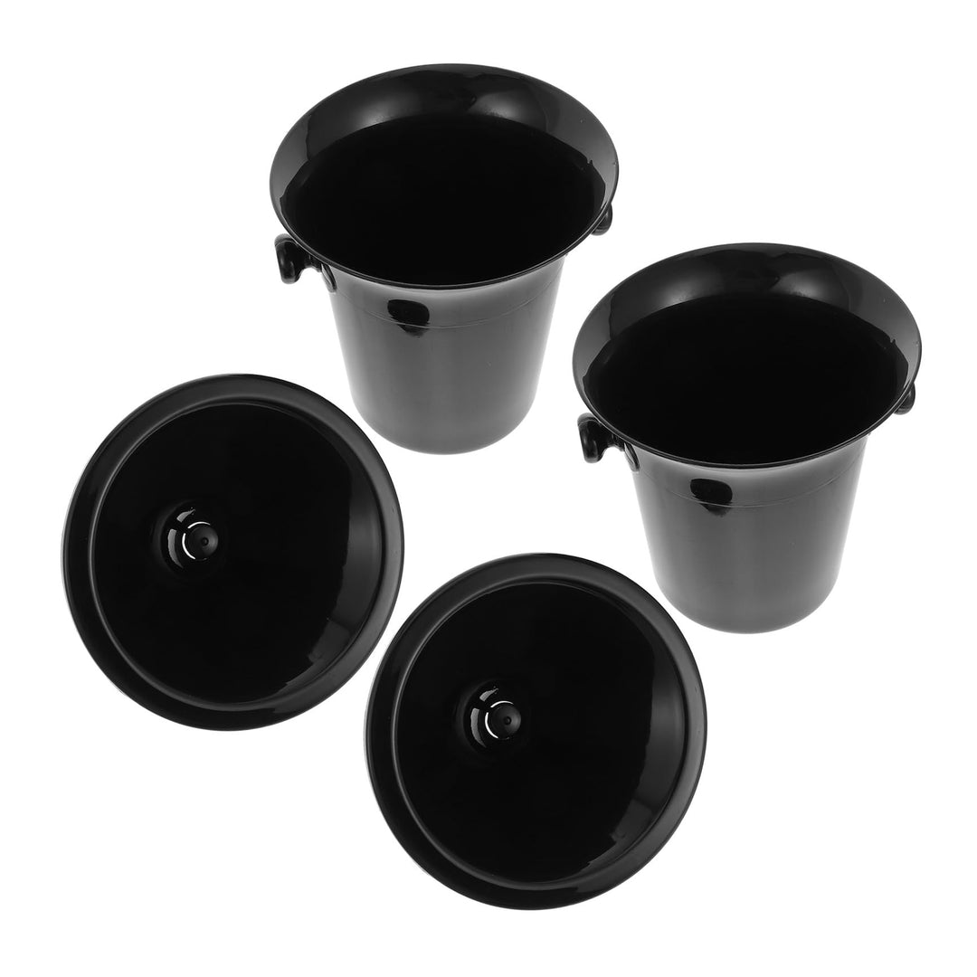 BESTonZON 2st Champagner Spucknapf Kühlbehälter Eiswürfeleimer Mini-kühlschrank Eimer Für Cocktailba