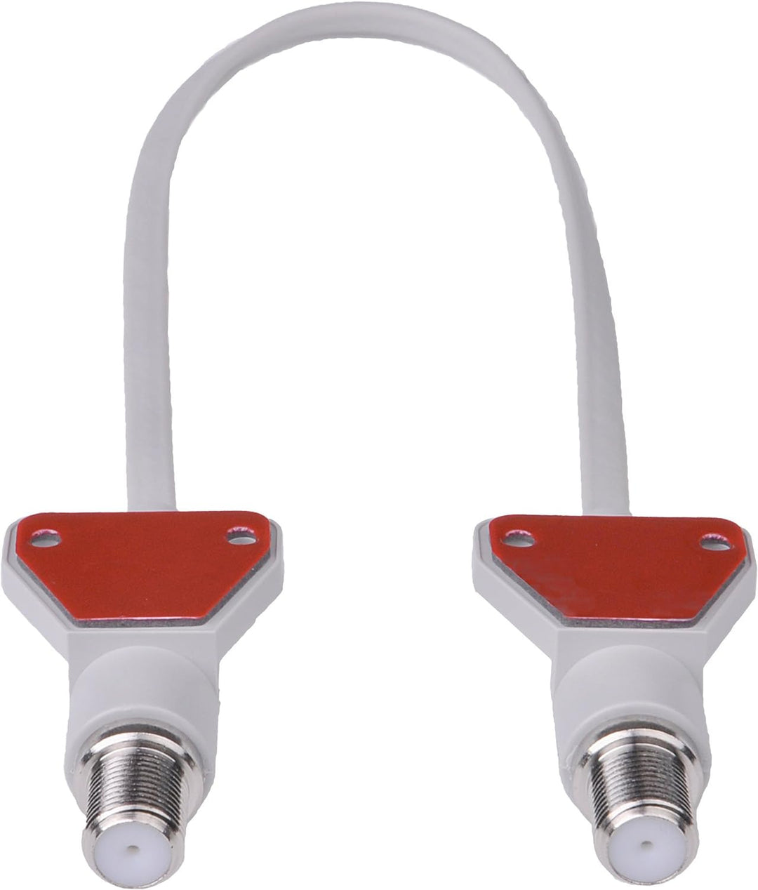 DUR-line® Profi Fensterdurchführung (2Stück) M - 21cm Kabellänge - Minimale Dämpfung, maximale Schir