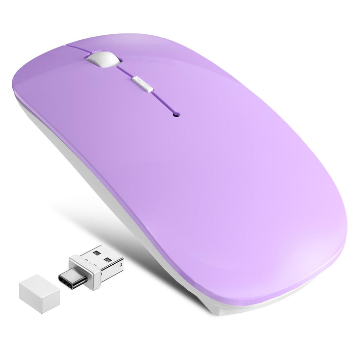 Bluetooth Maus Kabellose, Wiederaufladbare Maus für MacBook Air iPad PC Laptop Computer, Tragbare Sc