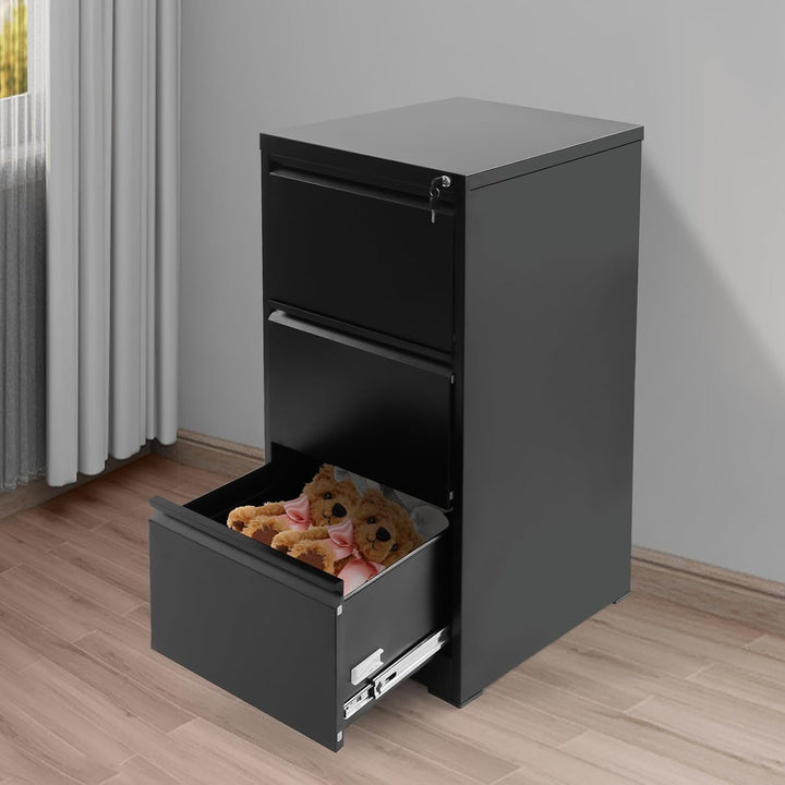 Hängeregisterschrank Aktenschrank Hängeregister Büroschrank 3 Schubladen Abschliessbar Modern Homeof