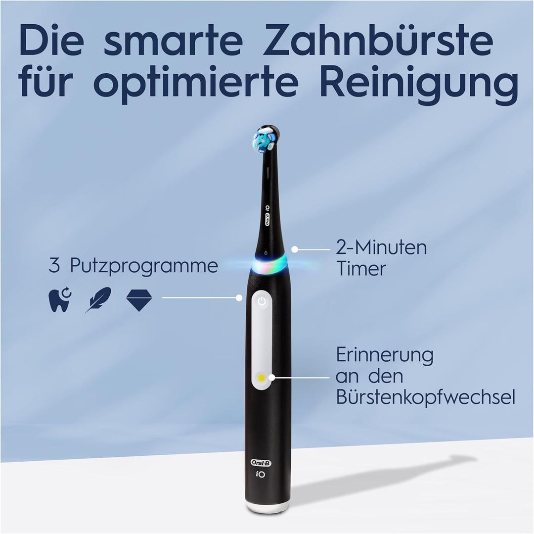 Oral-B iO Series 3 Plus Edition Doppelpack Elektrische Zahnbürste/Electric Toothbrush, PLUS 4 Aufste