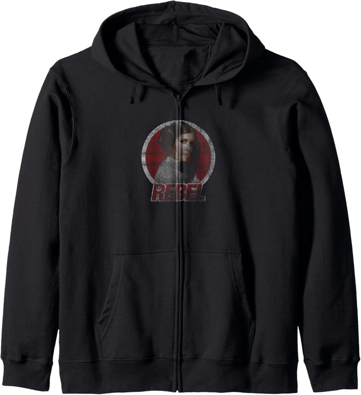 Star Wars Princess Leia Original REBEL Badge Kapuzenjacke