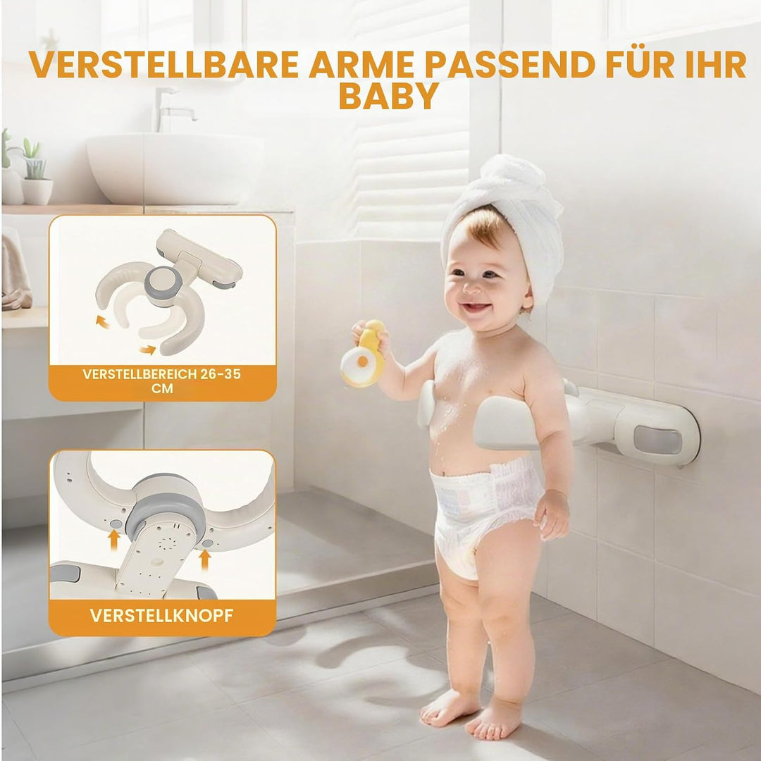 Baby Dusche Ständer,Höhenverstellung,Faltbar Baby Shower Stand Support,Stehender DuschstäNder, Showe