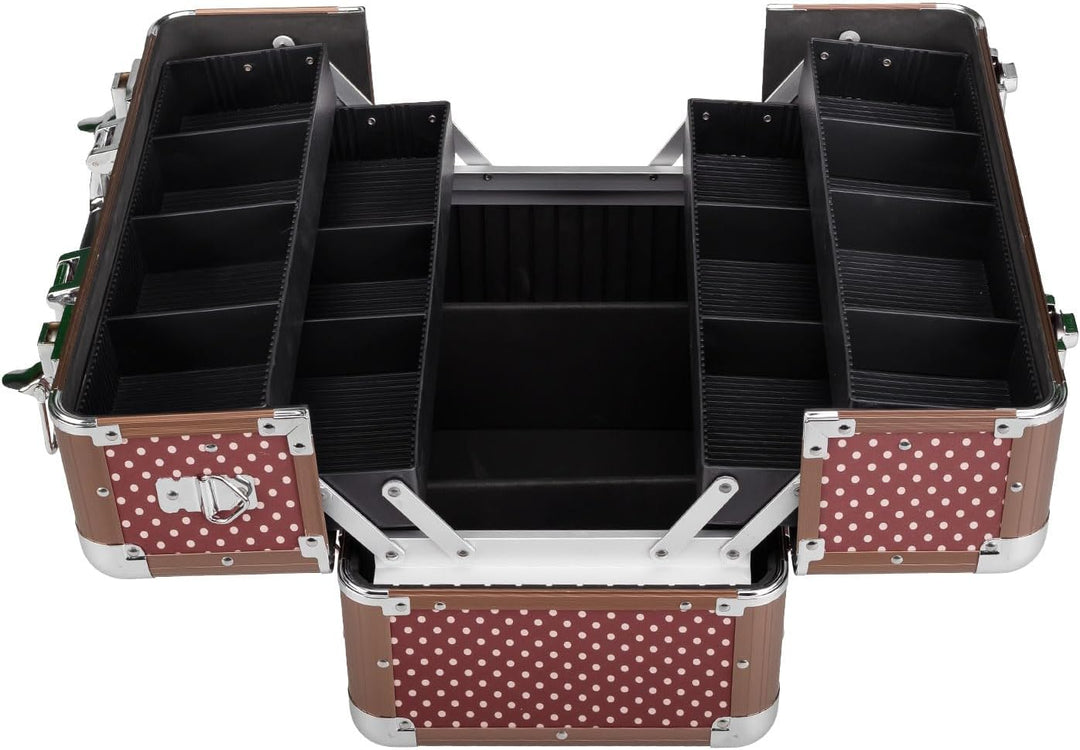 anndora Beauty Case Kosmetikkoffer - Stilvoller Schmuckkoffer, Schminkkoffer mit robustem Aluminiumr
