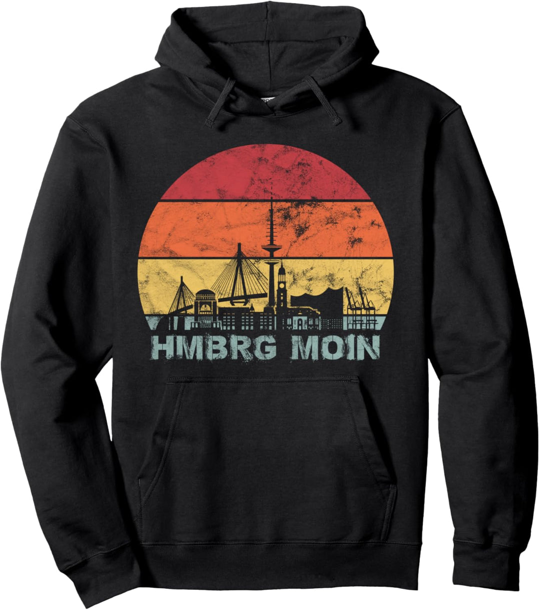 HMBRG MOIN Hamburg Norddeutsch Geschenkidee Pullover Hoodie