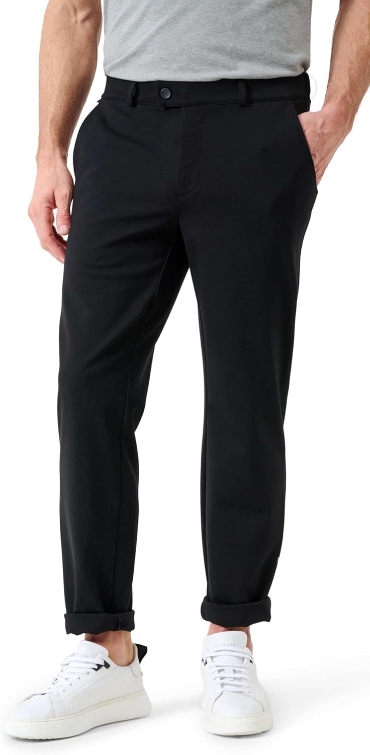 EUREX by Brax Style THILO Herren Flatfronthose Bestformer Cut 25 Schwarz, 25 Schwarz