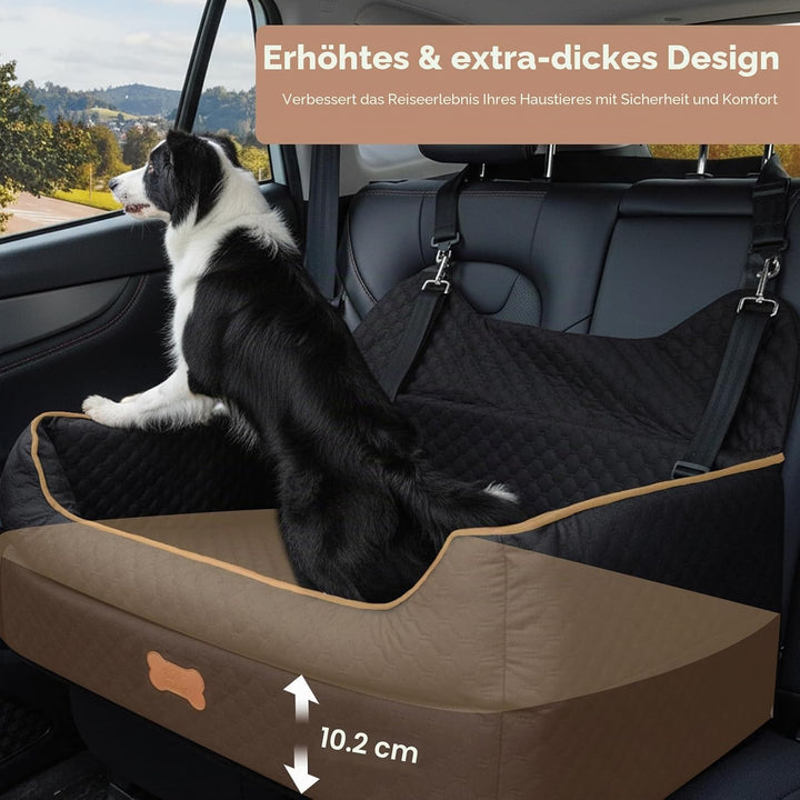 Hunde Autositz, Hunde-Autositz für Grosse/Kleine/Mittlere Hund, Hundeautositz mit Dicker Polsterung