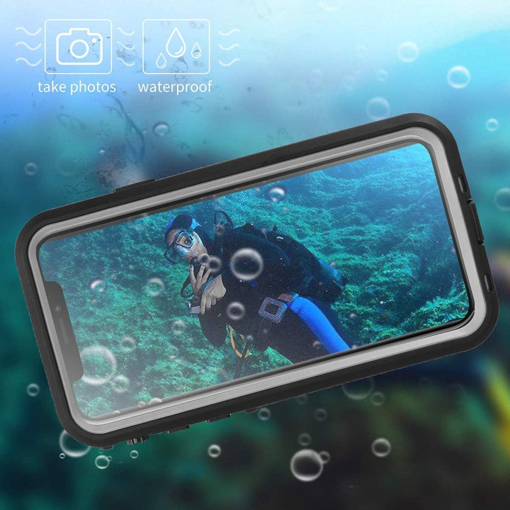 AICase wasserdichte Schutzhülle für Apple iPhone 11 Pro Max, IP68-zertifiziert, 360 °, wasserdicht,