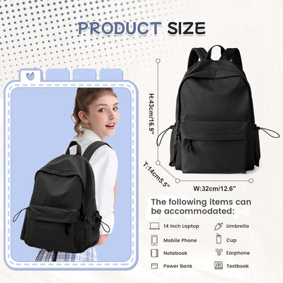 WEPLAN Schulrucksack Mädchen Jungen Rucksack Schule Teenager,Wasserdicht Rucksack School Bag,Schulra