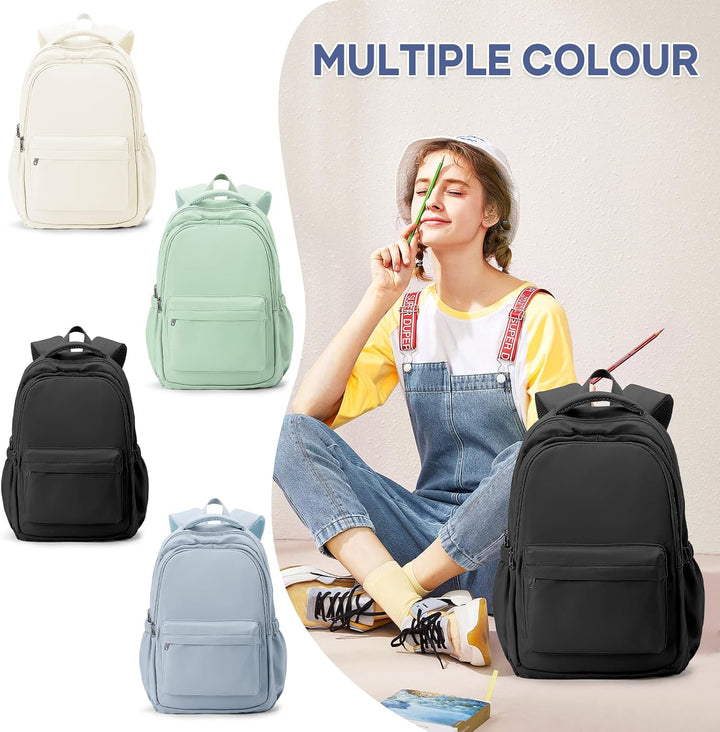 WEPLAN Schultasche Schulrucksack für Mädchen, leichte Schultaschen für Mädchen im Teenageralter, was