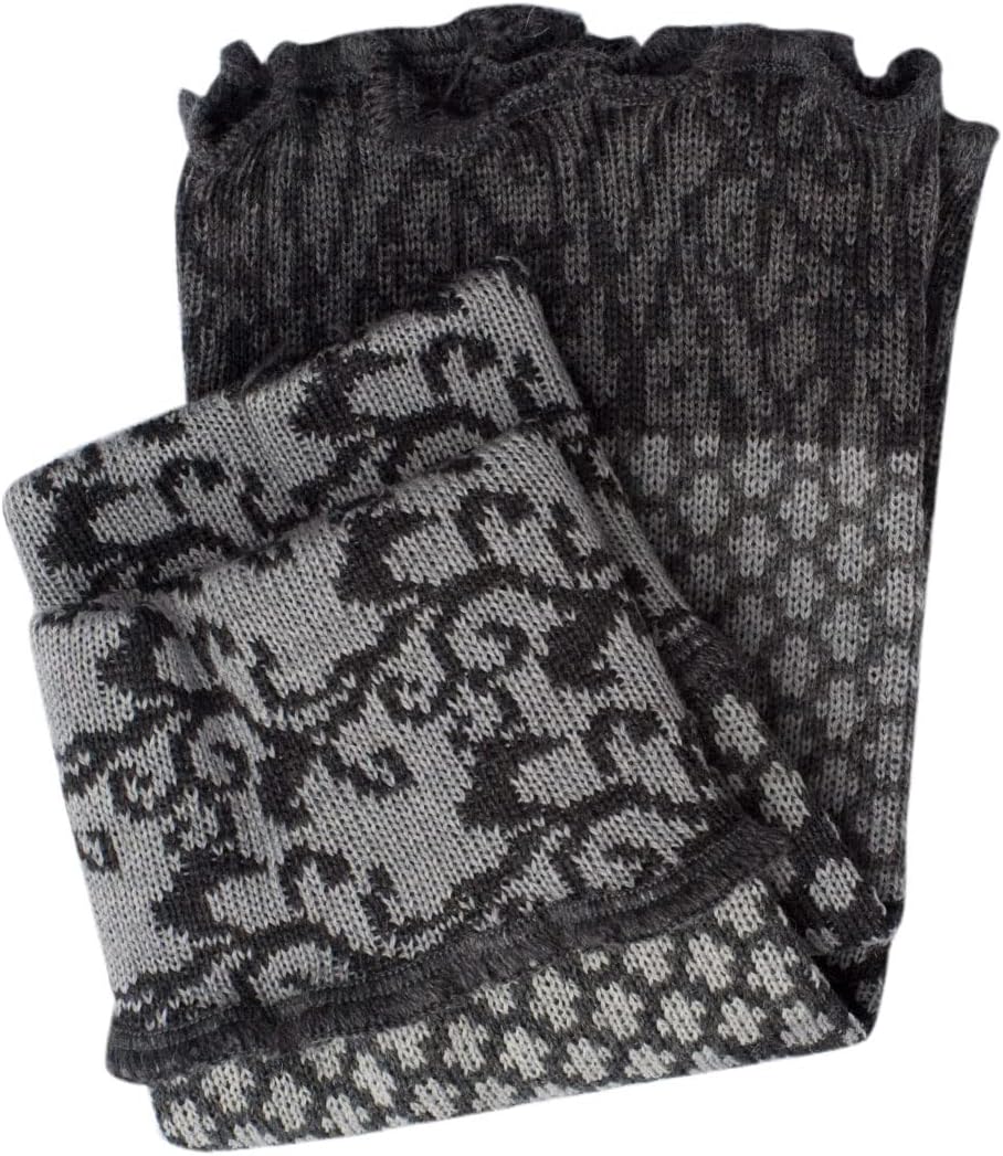 invero, Merino Armstulpen/Armwärmer Judy, 100% Wolle Felsen, Felsen