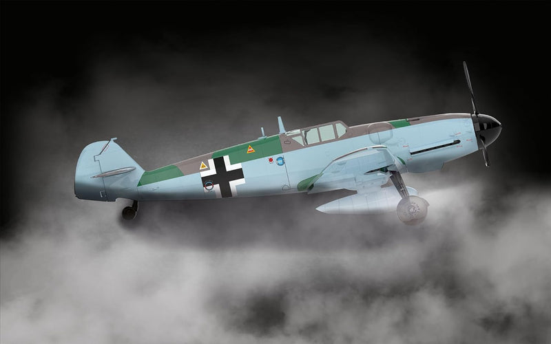 Revell Modellbausatz I Messerschmitt Bf109G-6 I Easy-Click-Bausatz I Detailreiches Militärfahrzeug I