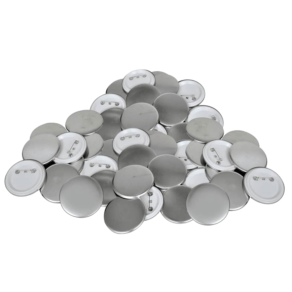vidaXL Buttonrohlinge Rohlinge für Buttonmaschine Buttonteile 58mm 500 Sets 58 mm, 58 mm