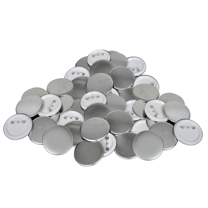 vidaXL Buttonrohlinge Rohlinge für Buttonmaschine Buttonteile 58mm 500 Sets 58 mm, 58 mm
