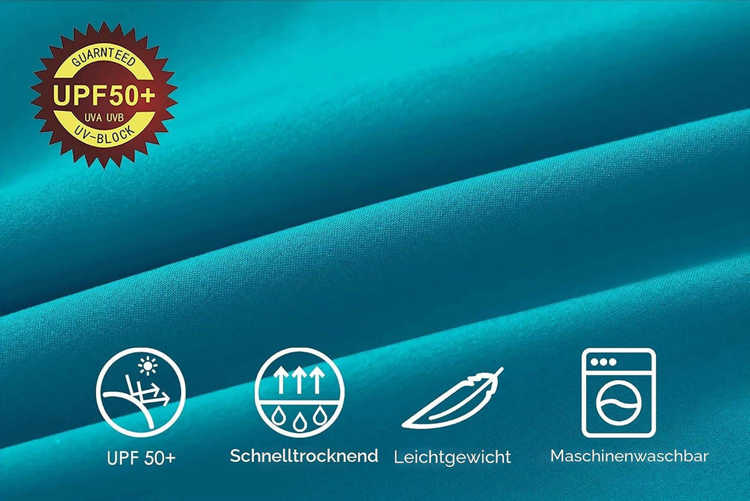 WILLIT Badeshorts Damen Badehose Schwimmen Boardshorts Schnelltrocknend Sommer Bikini Shorts High Wa