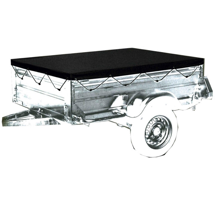 Provence Outillage Anhängerabdeckung Grösse XL (200 x 120 x 7 cm), Grau
