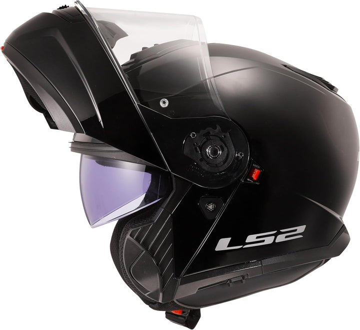 LS2, klapphelme motorrad STROBE II matt black, M matt black M, matt black M