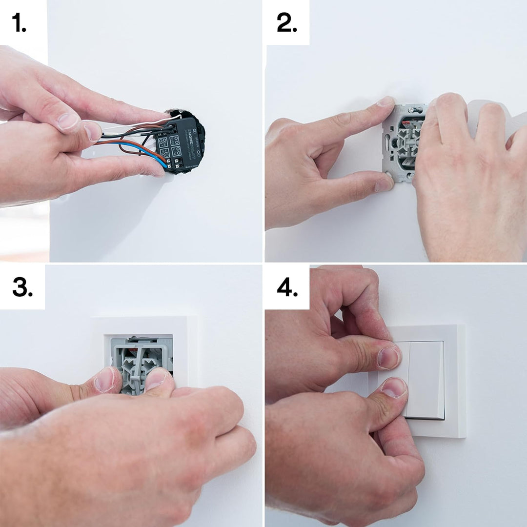 HOMEPILOT - Dimmer smart | Smart Home Unterputz-Aktor zum Dimmen von Licht. Steuerung per App oder F