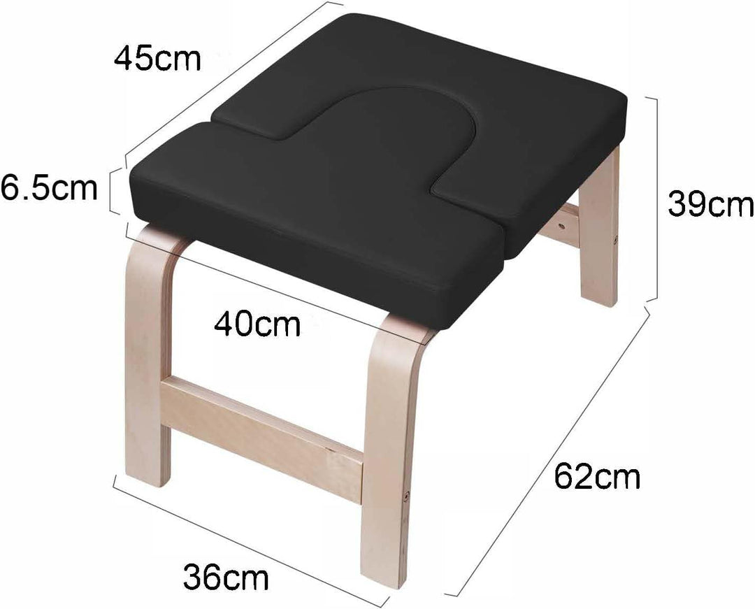Yoga Kopfstandhocker，Kopfstandhocker，Kopfstandstuhl für Gleichgewichtstraining, Inversion Stool w/So