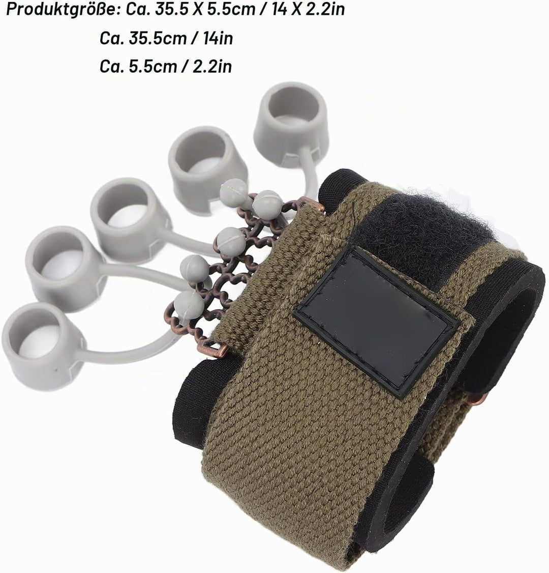 Focket Fingertrainer, 20Lb/40Lb Handgriff-Stärkung, Handstärkung, Finger-Widerstandsband, Gitarre, F