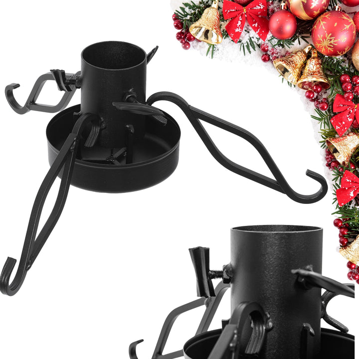 Weihnachtsbaumständer - Christbaumständer mit Wassertank - aus Metall, Stabil - Durchmesser des Stam