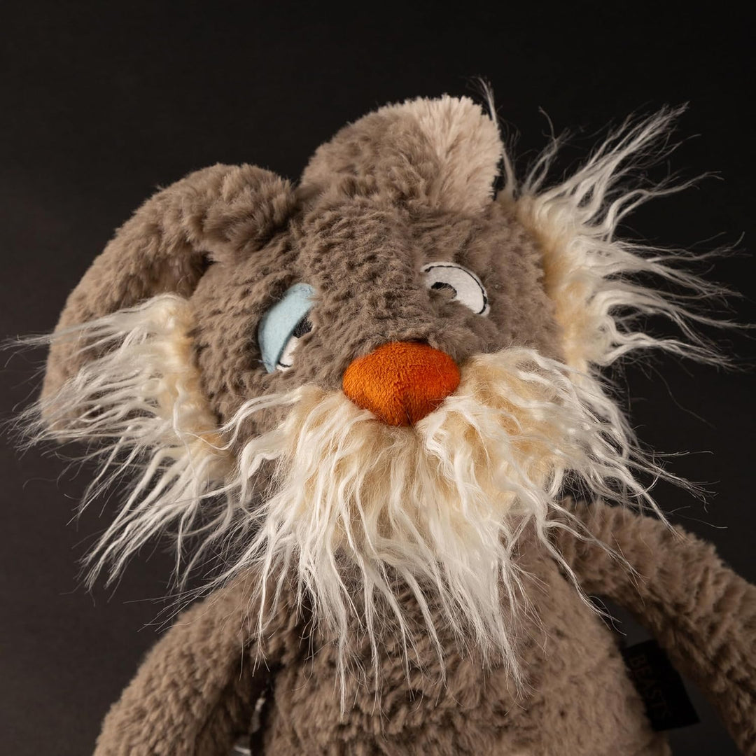 SIGIKID 38415 I waas nix Beasts Town Kinder und Erwachsene Kuscheltier empfohlen ab 3 Jahren grau Gr