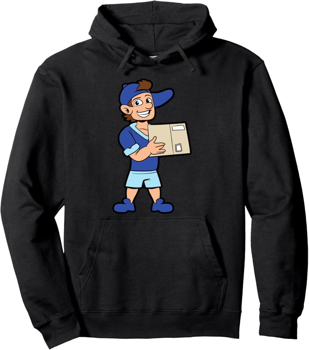 Paketdienst Paketzusteller Paketbote Spedition Paket Arbeit Pullover Hoodie