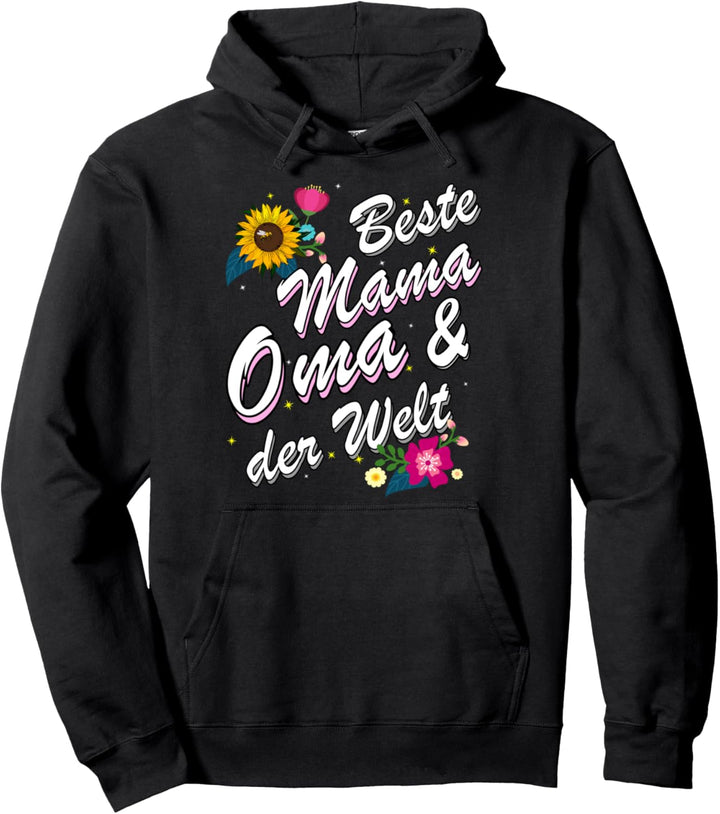 Muttertag Grossmutter Geschenk Weihnachten Beste Mama & Oma Pullover Hoodie