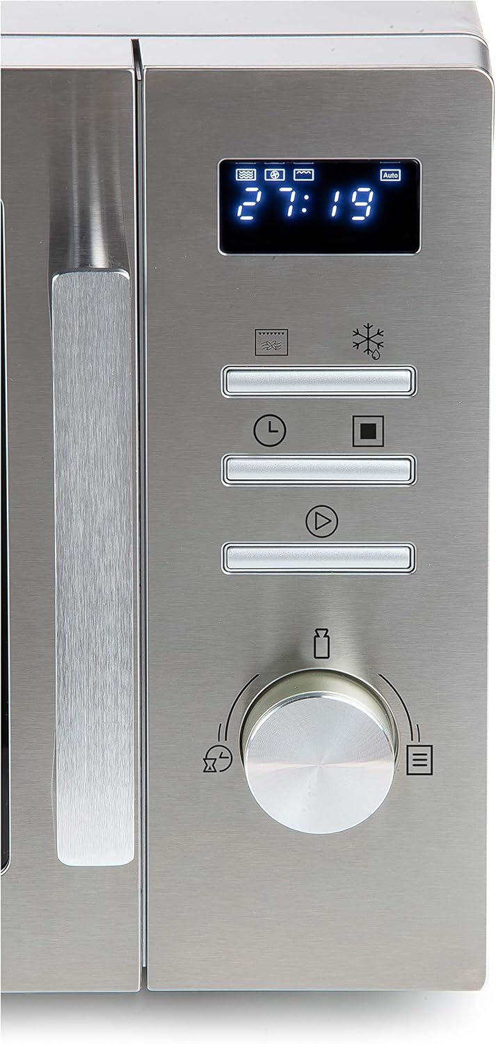 DOMO DO2334CG Kombi Mikrowelle - 34 L - silber