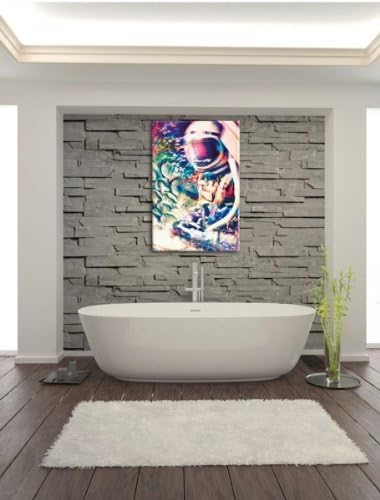 Space trippin Leinwandbild Bild auf Leinwand, XXL riesige Bilder fertig gerahmt mit Keilrahmen, Kuns