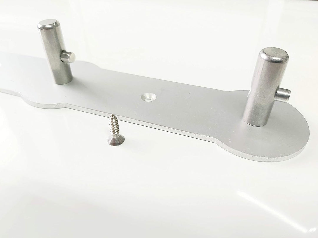 HL-Perfektion-in-Edelstahl Für KitchenAid kompatibel 3er Halterung für Flachrührer Knethaken Schneeb