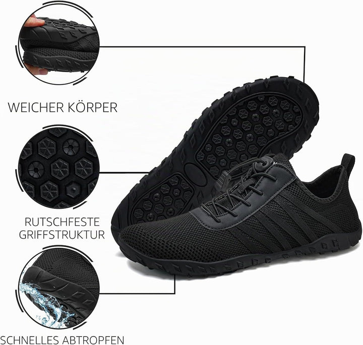 WateLves Badeschuhe Herren Damen Barfussschuhe Wasserschuhe Schwimmschuhe Strandschuhe für Surfen,Ta