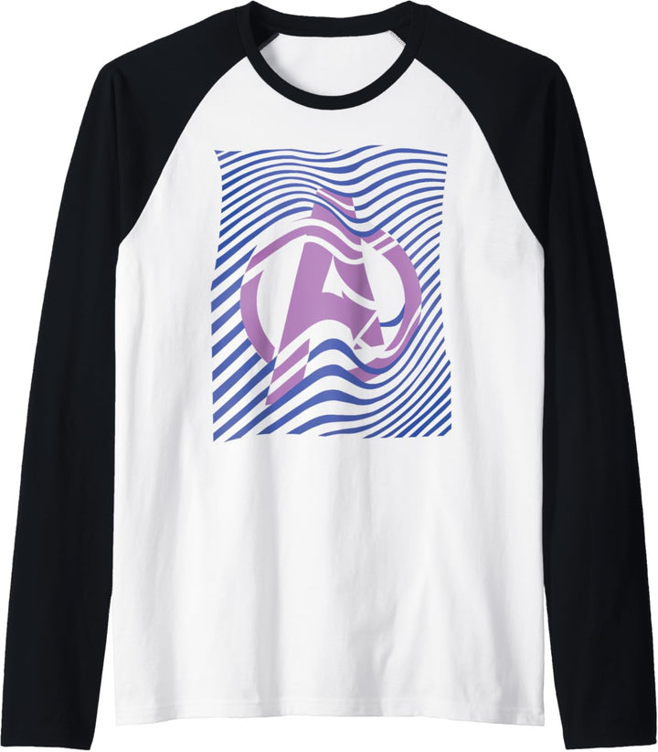Marvel Avengers Wavy Logo Raglan